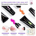 thumbnail image 3 of Kit de uñas SAVILAND Poly Gel de 36 colores con lámpara y herramientas para bricolaje, 3 of 7