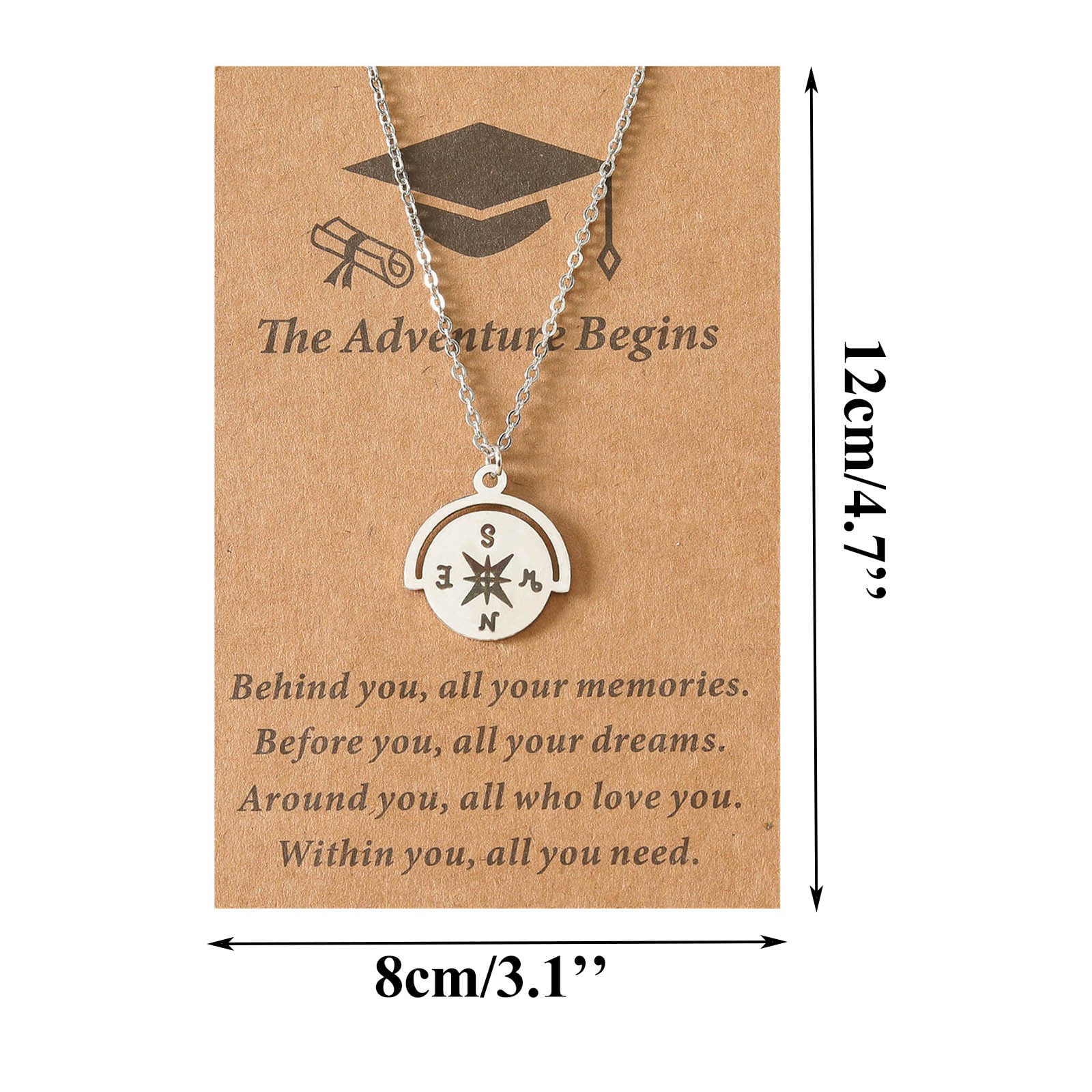 Necklaces for Women 1PC Graduation Nceklace Gifts For Her Him 2022 Graduate  College High School Inspirational Gifts For Women - AliExpress
