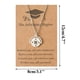 thumbnail image 3 of 1 pieza collar para graduación, regalo para ella y para él, 2022, graduación universitaria, instituto, regalo inspirador para mujeres y niñas, tarjeta de graduación, collar, 3 of 6