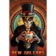 thumbnail image 3 of New Orleans, Day of the Dead, Man and Candle (9x12 Wall Art Print, Home Decor), 3 of 3