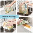 thumbnail image 2 of Yayeee 6 Pack Kitchen Dish Cloths Set for Washing Soft Drying Absorbent Microfiber Towels, Colorful Wildflowers, 2 of 9
