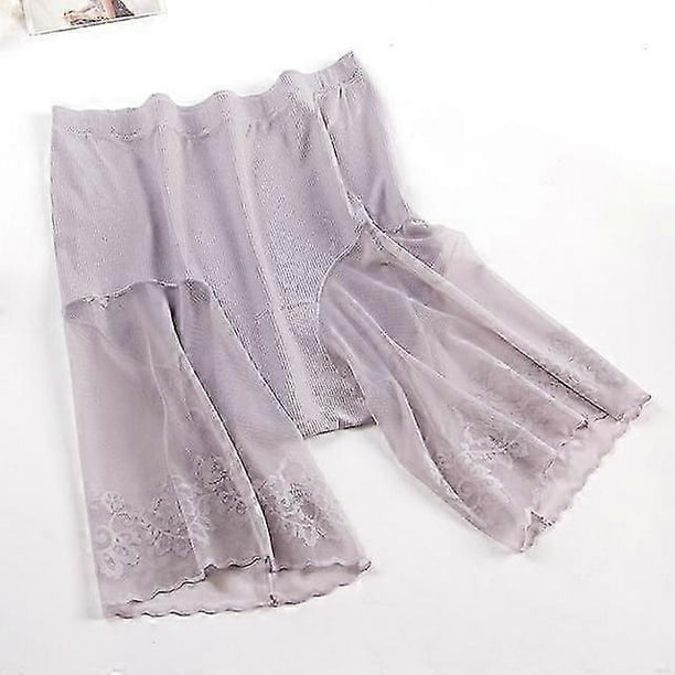 Sexy Underwear for Women, Summer Five-point Pants Anti-light Thin Uncurled Underwear Lace Sexy Underwear