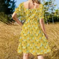 thumbnail image 4 of Hexagon Bees! Sleeveless Dress women's clothing korea stylish luxury dresses summer dress daily Cocktail of dresses, 4 of 7