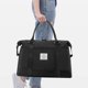 thumbnail image 4 of Bolso de viaje para mujer, 2 uds., bolso de noche, bolso de maquillaje, bonito bolso de gimnasio (negro), 4 of 5