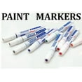 thumbnail image 3 of 4 pcs Waterproof Permanent Paint Markers Pen Car Tire Tread Rubber Metal  Orange, 3 of 3