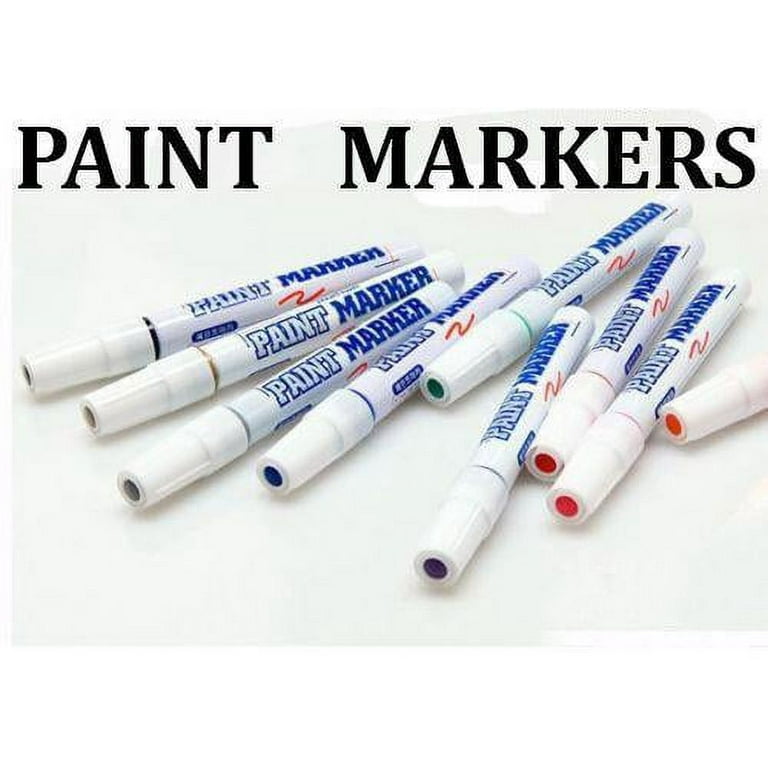 Waterproof White Marker Pen Permanent Painting Graffiti Tire Tread