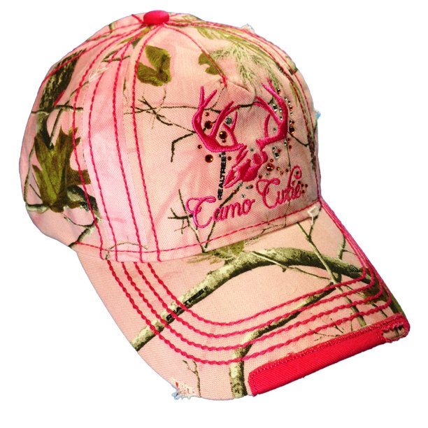 Realtree Camo Camo Cutie Cap Womens Realtree Pink Camo Cap with Hot