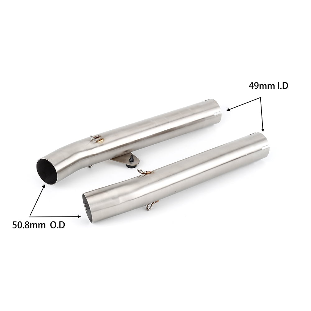 For Honda CBR 1100 Blackbird 1996-2016 CBR1100XX CBR 1100 XX Escape Slip-on Motorcycle Exhaust Muffler With Mid Link Pipe System