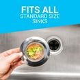 thumbnail image 4 of 4.5-Inch Stainless Steel Kitchen Sink Strainer with Wide Rim & Anti-Clog Holes, 4 of 6