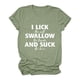 thumbnail image 2 of Gibobby Casual Playera de Manga Corta para Mujer Blusa para Mujer Impreso Tops Sueltos Diarios(Verde,M), 2 of 5