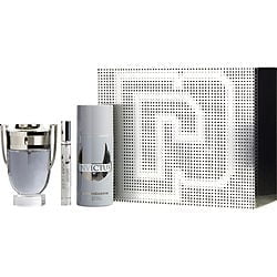 Invictus by Paco Rabanne 3pc Gift Set EDT 3.4 oz   Deodorant   for Men
