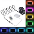 thumbnail image 2 of Bande LED avec Télécommande, Alimentée par Batterie, Étanche IP65 - Haute Luminosité pour Décoration de Rétroéclairage TV, Éclairage de Chambre, Décoration Murale - DC 5V RGB 3M, 2 of 5