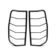 TAC Rear Tail Light Guards Cover Protector Compatible with 2008-2012 Jeep Liberty TLG BLACK Taillight  1 Pair