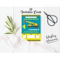 thumbnail image 2 of Darling Souvenir Green Birthday Invitation Card 28 Pcs Fill or Write In Blank Invites Printable Party Supplies 5 x 7 Inches, 2 of 4