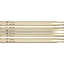 Vater Power 5B Acorn Drum Sticks - Buy 3, Get 1 Free Value Pack Wood