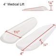 ZY3X & Lateral Heel Wedge Silicone Insoles for Supination and Pronation