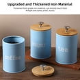 thumbnail image 4 of 3PCS Canister Sets for Kitchen Counter, Storage Canister Multifunctional Storage Jar with Lid for Tea Coffee Sugar, Kitchen Canister Set Food Container Organizer, 4 of 7