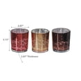 thumbnail image 2 of Glass Tealight Holders Midnight Forest - Set of 3, 2 of 3