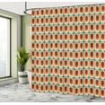 thumbnail image 5 of Ambesonne Retro Shower Curtain, Vintage Fashion Ethno, 69"Wx75"L, Multicolor, 5 of 5