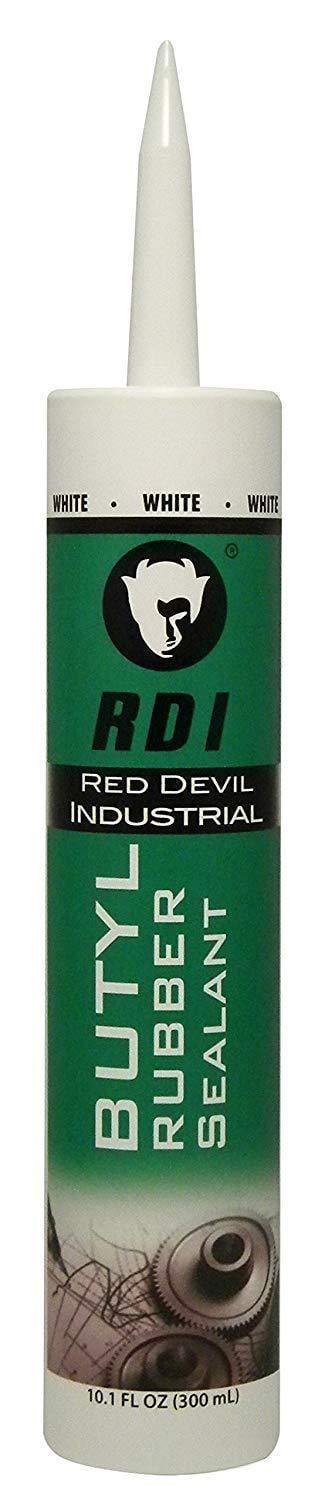 Red Devil 06970I RD Pro Butyl Rubber Sealant, 1-Pack, White 1 Pack