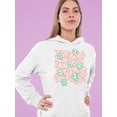 thumbnail image 3 of Vibrant Graphic Smile Hoodie Women's, 3 of 4