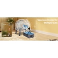 thumbnail image 4 of 76L Smart Self-Cleaning Cat Litter Box with App Control, Automatic Covered Litter Tray for Multiple Cats – Quiet Odor Control, Safety Sensors, LED Night Light, Includes Trash Bags, 4 of 34