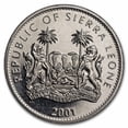 thumbnail image 2 of 2001 PM Sierra Leone 1 Dollar The Big Five Lion BU, 2 of 2