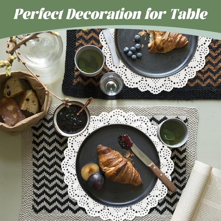 150Pcs 6 Inch White Lace Paper Doilies Disposable Botswana