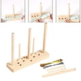 thumbnail image 4 of Multipurpose for Ribbon for Wreaths Wooden Double Sided Bow Making Tool for Making Bows, Bows Party Decorations Holiday, 4 of 6