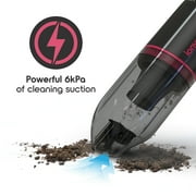 IonVac Handvac Handheld Cordless Vacuum, Pet-Friendly Multi-Surface Lightweight Vacuum Cleaner with USB Charging, Model #7553, Pink