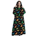 thumbnail image 1 of Sudadera deportiva usable, jersey térmico extragrande, sudadera con capucha informal y ropa de casa larga., 1 of 5