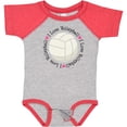thumbnail image 3 of Inktastic Volleyball Gifts for Girls Girls Baby Bodysuit, 3 of 5