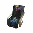 thumbnail image 4 of Purple Soft Flannel Fleece Throw Blanket, Lake Moonlight Stars in Night Sky with Trees Contemporary Modern Design, Cozy Plush for Indoor and Outdoor Use, 60" x 80", Purple Pink and Blue, by Ambesonne, 4 of 6