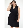 thumbnail image 1 of Vestido sin mangas Roman Fashion Plus Size 1120 Negro Talla 40, 1 of 6