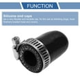 thumbnail image 4 of Tapón de extremo de manguera de goma de silicona de 15/32" 12mm ID 3 capas de poliéster para válvula de derivación de turbo refrigerante vacío 30mm negro, 4 of 7