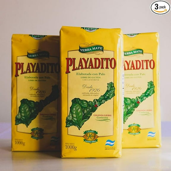 Yerba Playadito 1kg Pack 3