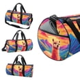 thumbnail image 3 of Alpaca Dance Bag, Shoe Bag, Duffle Bag, Luggage Bag: 17.7 Inch Sports Bag with Interior Zipper Pocket and Large Capacity, 3 of 6