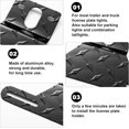 thumbnail image 3 of CZC AUTO Trailer RV Camper License Plate Bracket Aluminum Black, 3 of 8