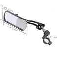 thumbnail image 3 of 1 Pair of Aluminum Alloy 360° Rotation Rearview Mirror Handlebar Wide Angle Mirror, 3 of 7
