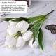 thumbnail image 4 of Ramo de flores artificiales Bewildely 2 uds 9 cabezas Tulipanes Falsos Suave, 4 of 6