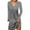 Grey, variant on Conairie Women Flowy Dresses Sequin V Neck Loose Elegant Long Sleeve Dress Comfortable Soft Lounge Long Swing Dress Black L