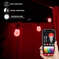 thumbnail image 4 of Monster Smart Weather Resistant Sound Reactive Multicolor 24 ft String Lights, 12 LED Lights, Wifi Mobile App & Voice Control, RGB + IC Flow, Corded Electric, 4 of 7