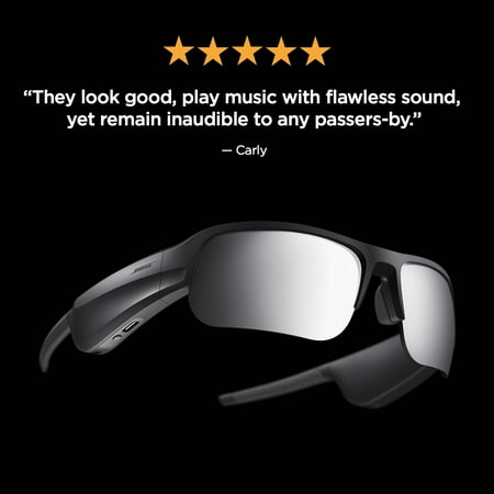 Bose - Frames Tempo – Sports Audio Sunglasses with Polarized Lenses - Black