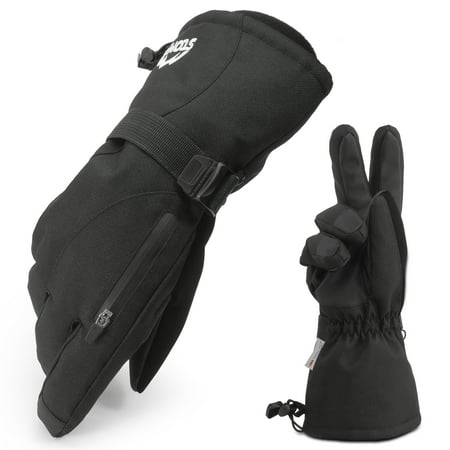 STOMP Waterproof Ski/Snow Gloves Winter Warm 3M Thinsulate Snowboard Snowmobile Cold Weather Gloves