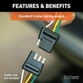 thumbnail image 3 of CURT 56161 Vehicle-Side Custom 4-Pin Trailer Wiring Harness, Select Honda Odyssey, 3 of 4