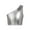 Silver, variant on Kids Girls Sequins Crop Top Shiny Metallic Sleeveless Tops for Dance Gymnastics Workout Silver 7-9