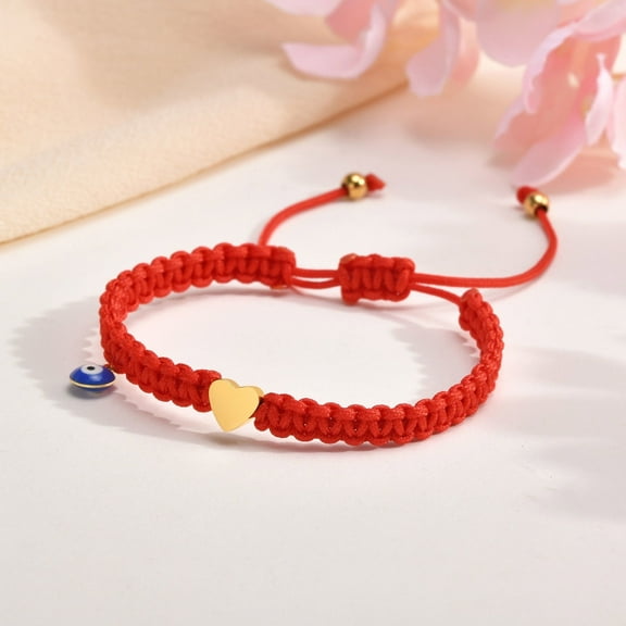 Handmade Bracelet Protection Gifts : Braided Red String Adjustable Amulet Cross/Rainbow/Infinity/Unicorn/Heart Bracelet, Birthday Gifts for Toddler Son Daughter