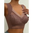 thumbnail image 2 of Lenpel Lace Bras for Women Wireless Full Coverage Soft Support Seamless Push up Bralettes Comfortable Everyday Bras, 2 of 6