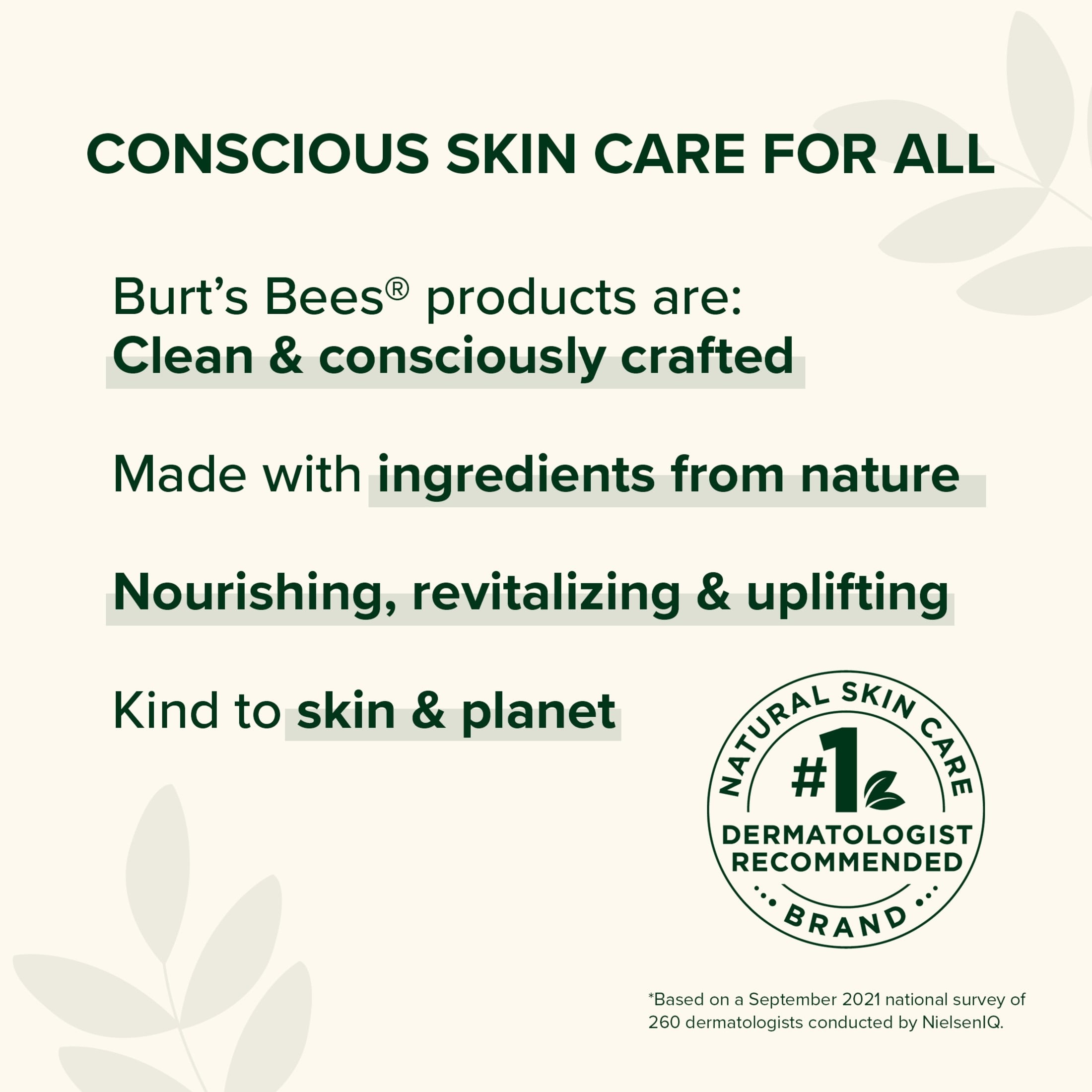 Burt's Bees Glowing Cleanser with Hyaluronic Acid, 6 fl oz