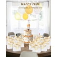 thumbnail image 6 of 30 Pack Small Thank You Gift Bags, 4.5x1.8x3.9in Party Favor Bags with Bow Ribbon, Mini Paper Gift Bag with Gold Foil Printed, White Treat Boxes for Birthday Wedding Bridal Baby Shower, 6 of 6